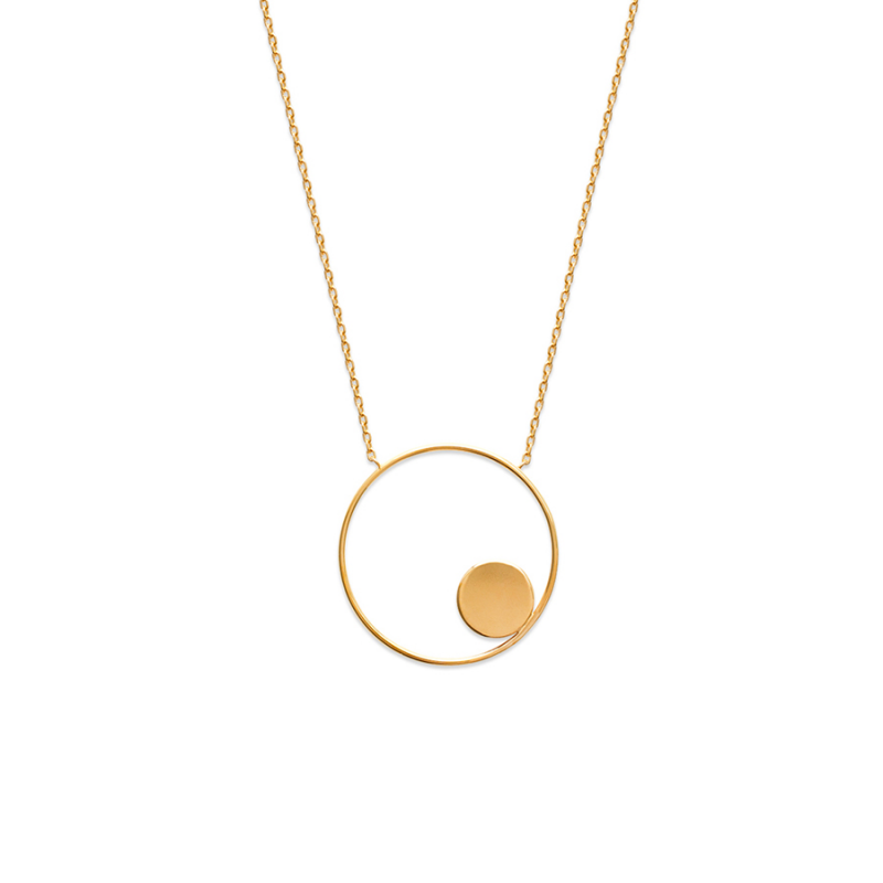 Collier cercle et pastille