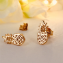 Boucles d'oreille ananas