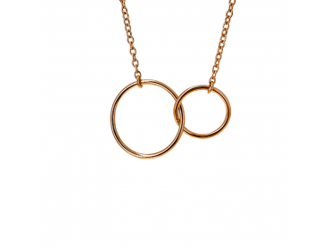 Collier cercles entrelacés