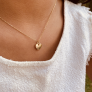 Collier petit coeur personnalisé