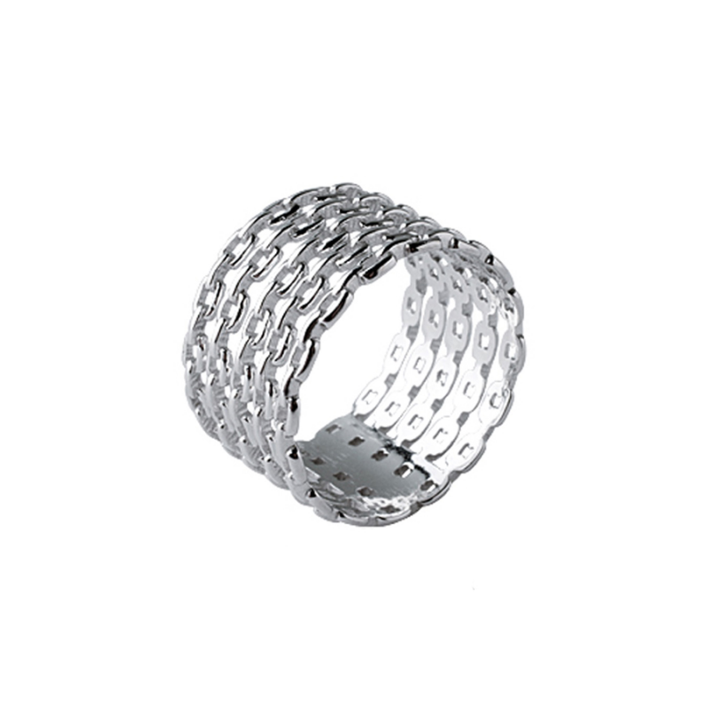 Bague chaînette argent online