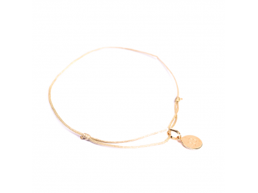 Bracelet personnalisé mini médaille