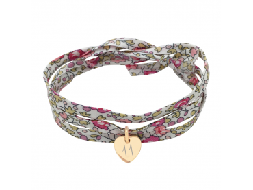 Bracelet enfant Liberty fin coeur