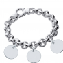 Bracelet chaîne bijou argent