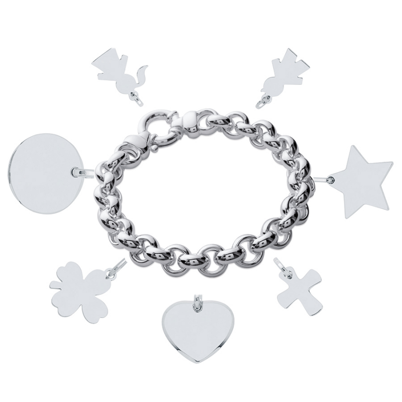 Bracelet chaîne bijou argent