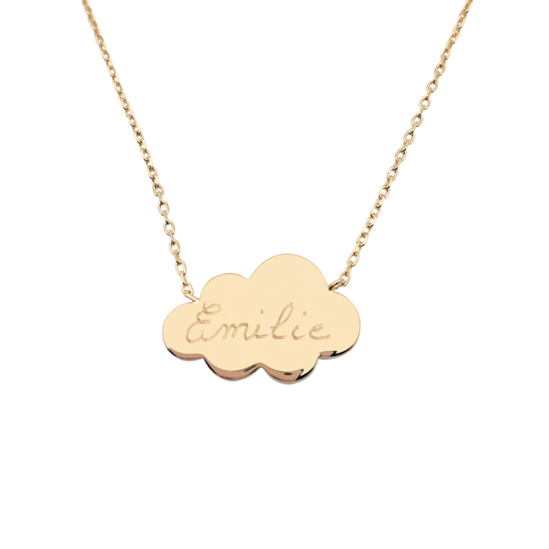 Collier nuage plaqué or isabelle b