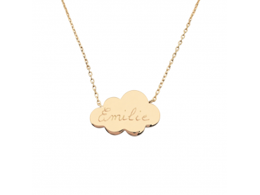 Collier nuage plaqué or isabelle b