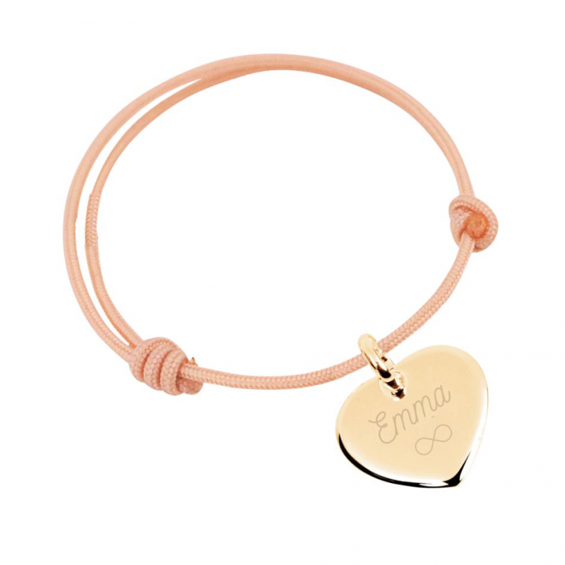 Bracelet personnalisé coeur