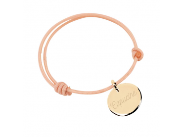 Bracelet enfant médaille gravée 20 mm