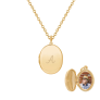 Collier médaillon secret