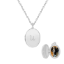 Collier médaillon secret