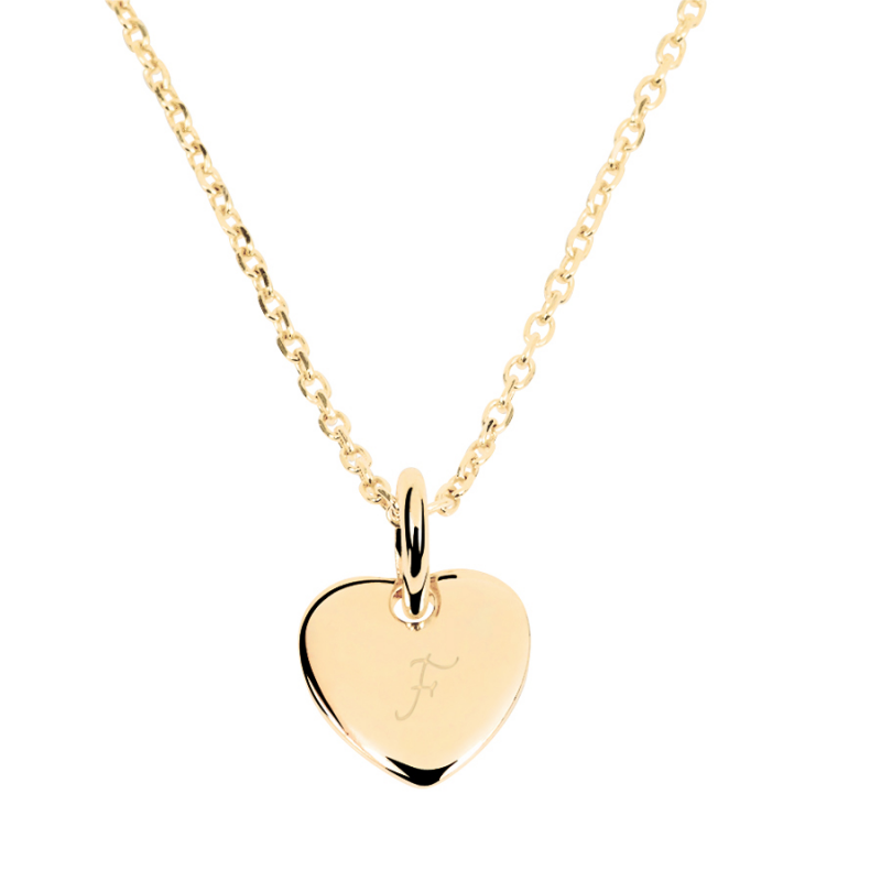 Collier petit coeur personnalisé