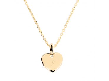 Collier petit coeur personnalisé