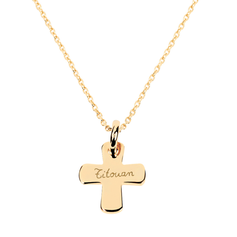 Collier personnalisé croix