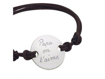 Bracelet personnalisé plaque pour lui