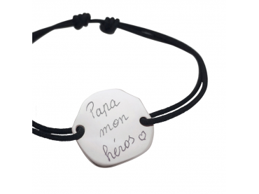 Bracelet personnalisé plaque pour lui