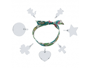 Mon bracelet Liberty charms argent