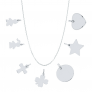 Collier charms argent